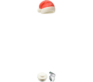LEGO D-O with Santa Hat Minifigure