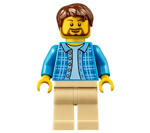 LEGO Dad mit Beard Minifigur