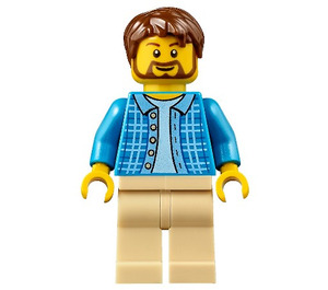 LEGO Dad med Skjegg Minifigur