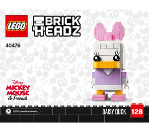 LEGO Daisy Duck Set 40476 Instructions