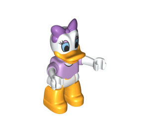 LEGO Daisy Duck with Lavender Bow and Top Duplo Figure