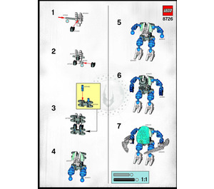 LEGO Dalu Set 8726 Instructions