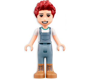 LEGO Daniel - Sand Bleu Overalls Figurine