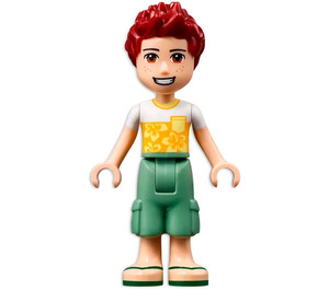 LEGO Daniel avec Jaune Fleur Haut Minifigurine