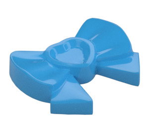 LEGO Dark Azure Bow with Heart and Ribbon (11618)