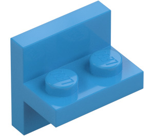 LEGO Dark Azure Bracket 1 x 2 with Vertical Tile 2 x 2 (41682)