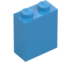 LEGO Dark Azure Brick 1 x 2 x 2 with Inside Stud Holder (3245)