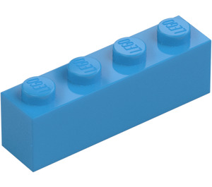 LEGO Donker azuurblauw Steen 1 x 4 (3010 / 6146)