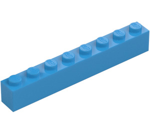 LEGO Donker azuurblauw Steen 1 x 8 (3008)