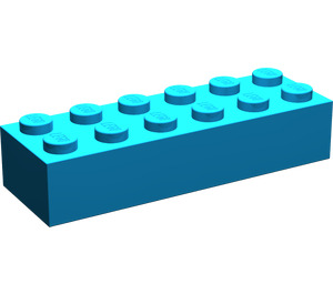 LEGO Azur foncé Brique 2 x 6 (2456 / 44237)