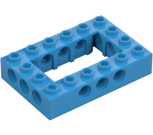 LEGO Donker azuurblauw Steen 4 x 6 met Open Midden 2 x 4 (32531 / 40344)