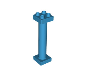 LEGO Dark Azure Column 2 x 2 x 6 (57888 / 98457)