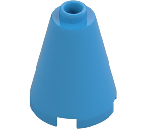 LEGO Dark Azure Cone 2 x 2 x 2 (Open Stud) (3942 / 14918)