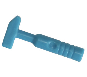 LEGO Dark Azure Cross Pein Hammer (3 Ribs on Handle)