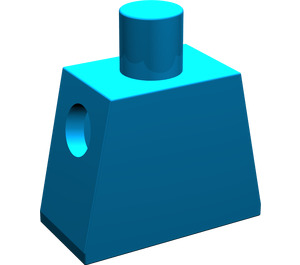 LEGO Donker Azuurblauw Minifig Torso (3814 / 88476)