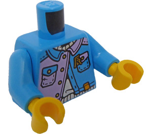 LEGO Azzurro scuro Minifigure Busto (973 / 76382)