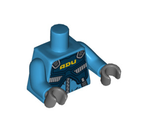 LEGO Dark Azure Minifigure Torso Alien Defense Unit with Dark Blue Armor (76382 / 88585)