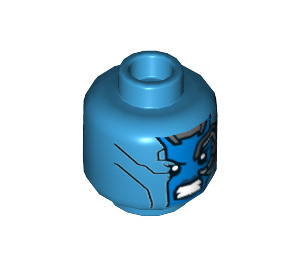 LEGO Azur foncé Nebula Minifigure Diriger (Goujon solide encastré) (3626 / 33359)
