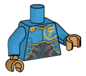 LEGO Dark Azure Nya Torso (973 / 76382)
