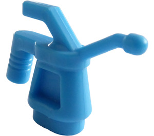 LEGO Donker azuurblauw Oil Can (Geribbeld Handvat)