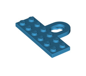 LEGO Azur foncé assiette 2 x 6 avec Picture Crochet (78168)