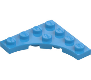 LEGO Dark Azure Plate 4 x 4 with Circular Cut Out (35044)