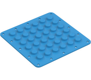 LEGO Dark Azure Plate 6 x 6 Flex (79998)