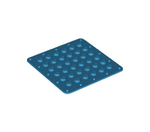 LEGO Dark Azure Plate 6 x 6 Flex (79998)