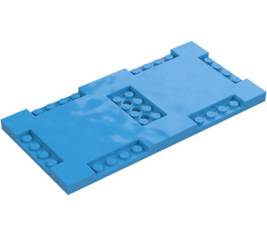 LEGO Dark Azure Plate 8 x 16 x 0.7 with Tiles (71772)