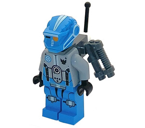 LEGO Dark Azure Robot Sidekick with Jet Pack Minifigure