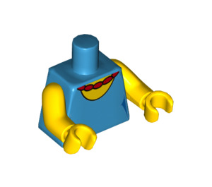 LEGO Azur foncé Selma Minifig Torse (973 / 88585)