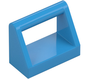 LEGO Dark Azure Tile 1 x 2 with Handle (2432)