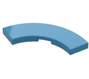 LEGO Dark Azure Tile 3 x 3 Curved Corner (79393)