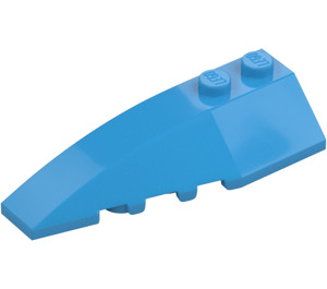 LEGO Mørk Azure Kile 2 x 6 Dobbelt Venstre (5830 / 41748)