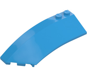 LEGO Dark Azure Wedge Curved 3 x 8 x 2 Left (41750 / 42020)