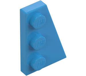 LEGO Mörk Azure Kil Platta 2 x 3 Vinge Höger  (43722)