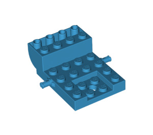 LEGO Azur foncé Roue Bearing 4 x 6 x 1.33 (24055 / 65348)
