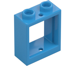 LEGO Donker azuurblauw Raamkozijn 1 x 2 x 2 (60592 / 79128)