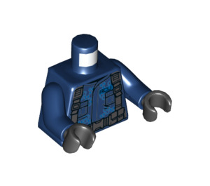 LEGO Dark Blue ACU Trooper Jacket with Combat Harness and Belt Torso (973 / 76382)