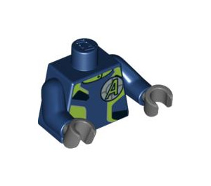 LEGO Donkerblauw Agents Torso (973 / 76382)