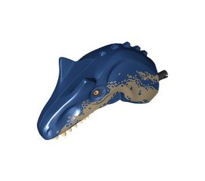 LEGO Dark Blue Allosaurus Dinosaur Head