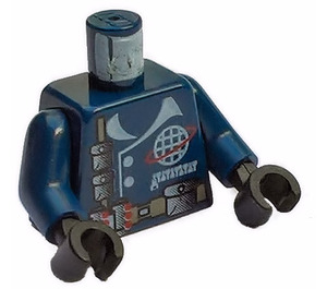 LEGO Dark Blue  Alpha Team Torso (973 / 73403)