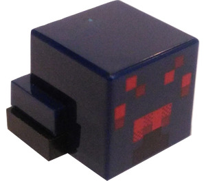 LEGO Donkerblauw Dier Hoofd met Spin Gezicht (20062 / 28258)