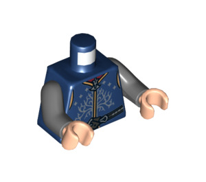 LEGO Dunkelblau Aragorn Torso (76382)