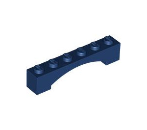 LEGO Donkerblauw Boog 1 x 6 Verhoogde boog (92950)