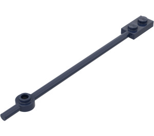 LEGO Donkerblauw Staaf 1 x 12 met 1 x 2 Plaat / 1 x 1 Rond Plaat (Massieve 1 x 2 noppen) (42445 / 49546)