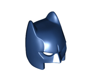 LEGO Dunkelblau Batman Cowl Maske mit Kurz Ohren und Open Chin (18987)