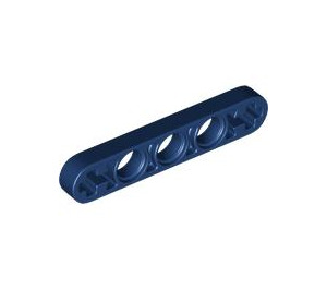 LEGO Dark Blue Beam 5 x 0.5 Thin with Axle Holes (11478 / 44864)