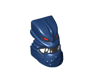 LEGO Dark Blue Bionicle Piraka Vezok Head with Red Eyes and Teeth (56655)