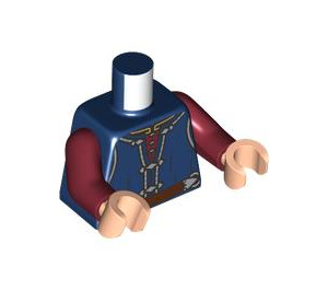 LEGO Donkerblauw Boromir met Dark Blauw Benen Minifiguur Torso (973 / 76382)